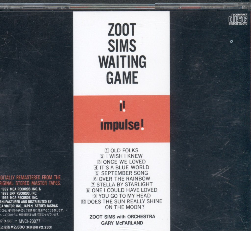 Zoot Sims - Waiting Game - Cd