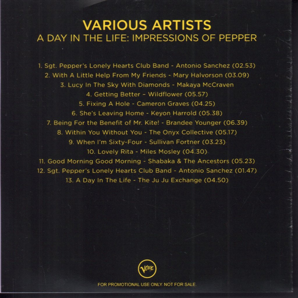Various Artists - A Day In The Life: Impressions Of Pepper - Cdr