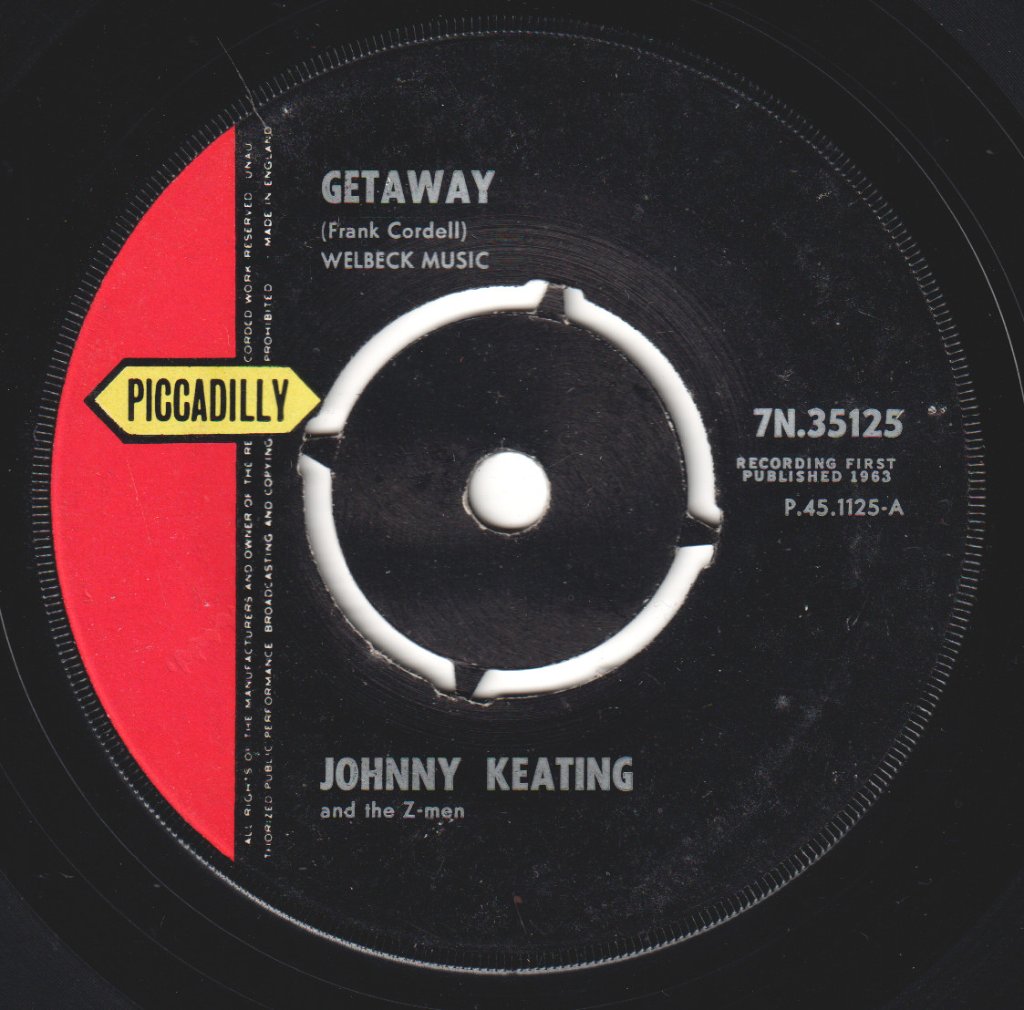 Johnny Keating - Getaway - 7 Inch