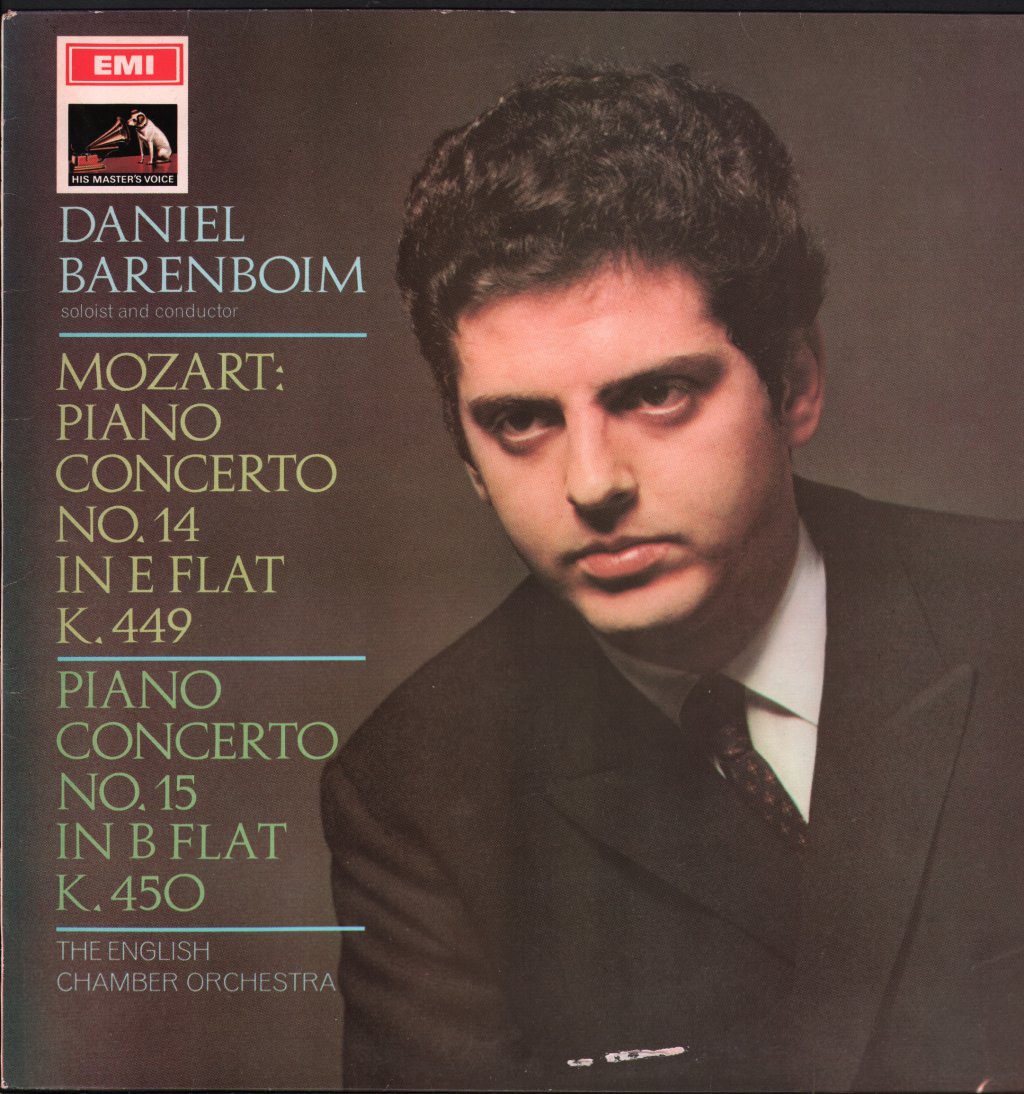 Daniel Barenboim / English Chamber Orchestra - Mozart - Piano Concerto No. 14 In E-Flat, K. 449 /  Piano Concerto No. 15 In B-Flat, K. 450 - Lp