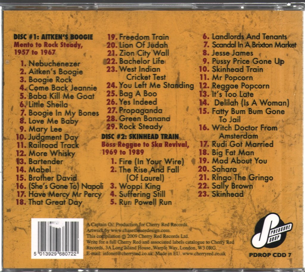 Laurel Aitken - Godfather Of Ska Anthology - Double Cd