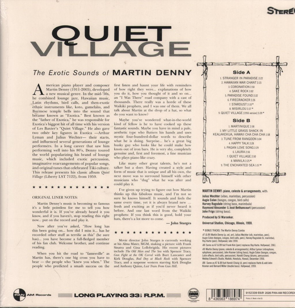 Martin Denny - Quiet Village - Lp