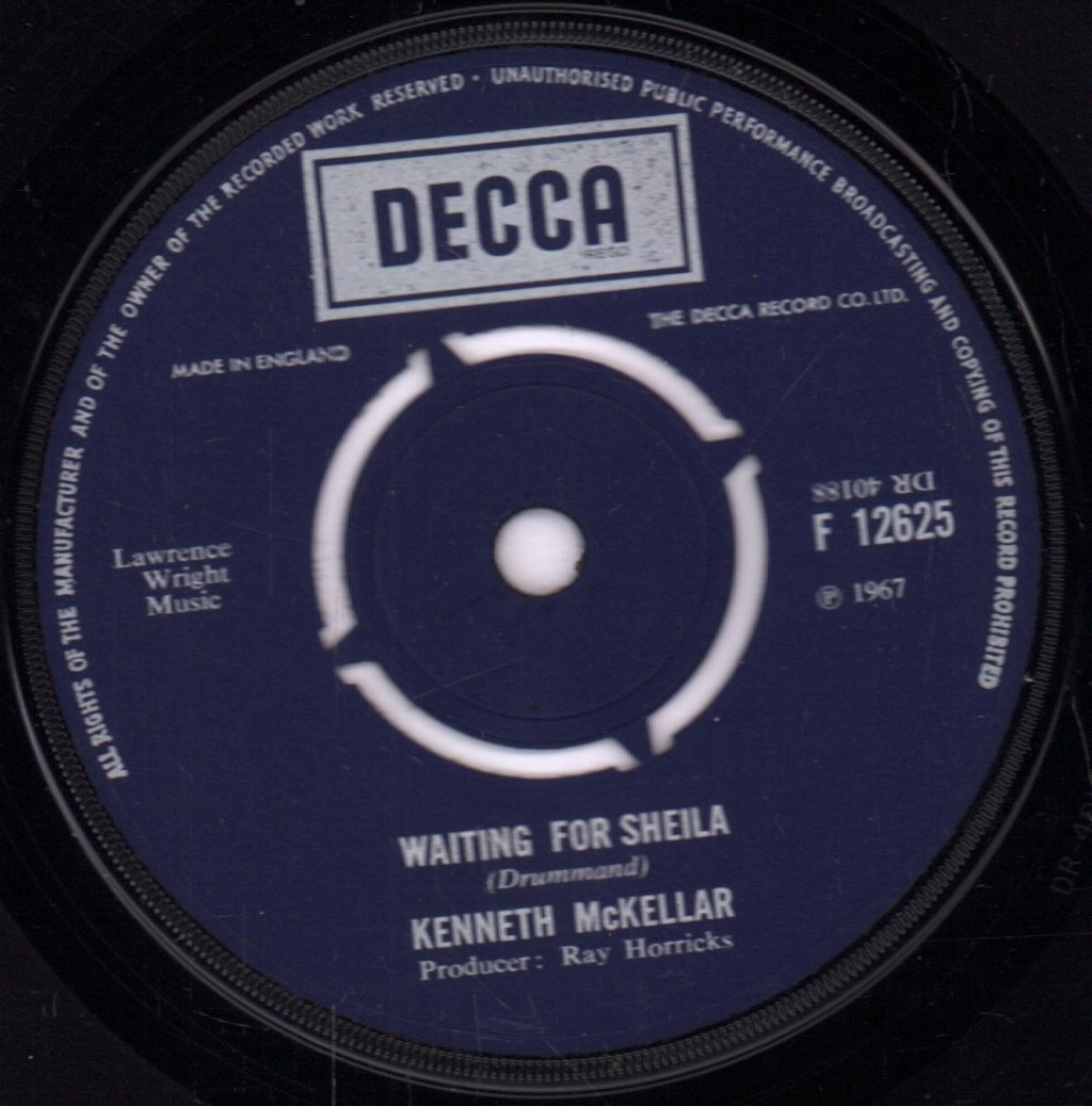Kenneth McKellar - Waiting For Sheila - 7 Inch