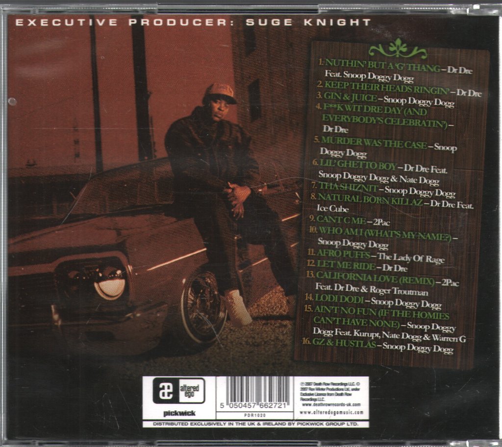 Dr. Dre - Death Row Dayz - Cd