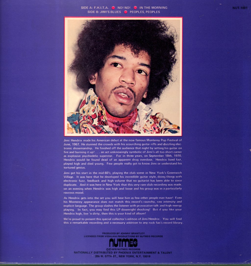 Jimi Hendrix Experience - High Live N Dirty - Lp