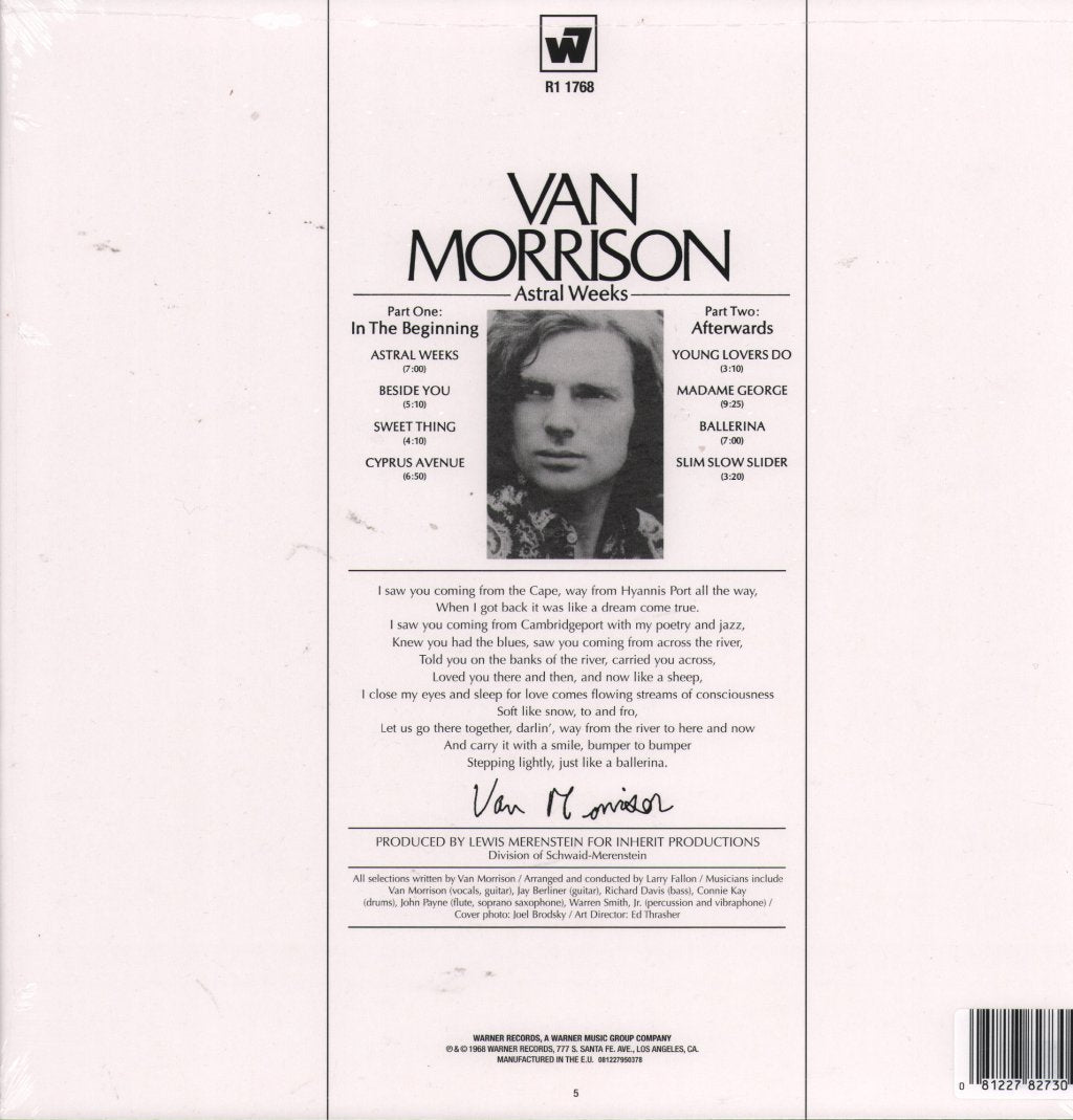 Van Morrison - Astral Weeks - Lp