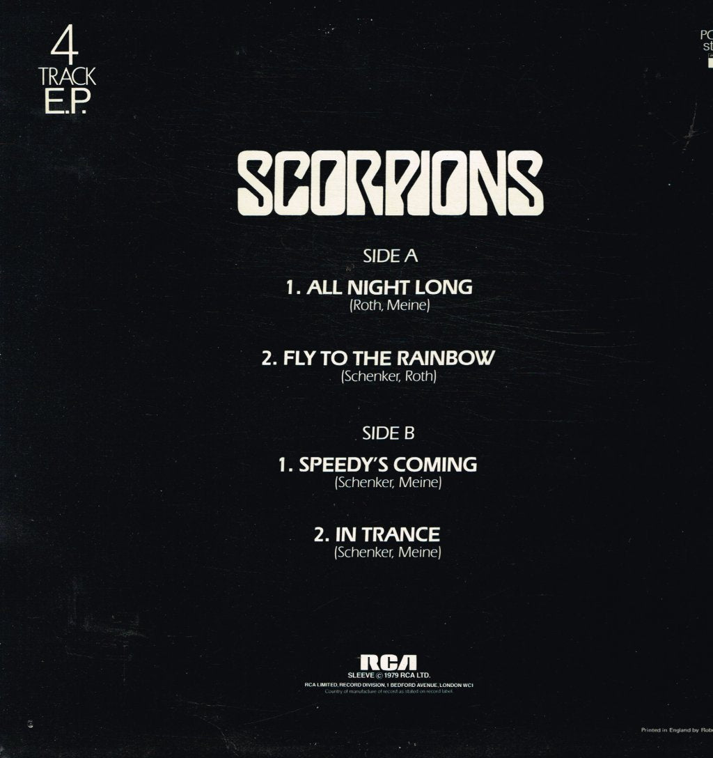 Scorpions - All Night Long - 12 Inch