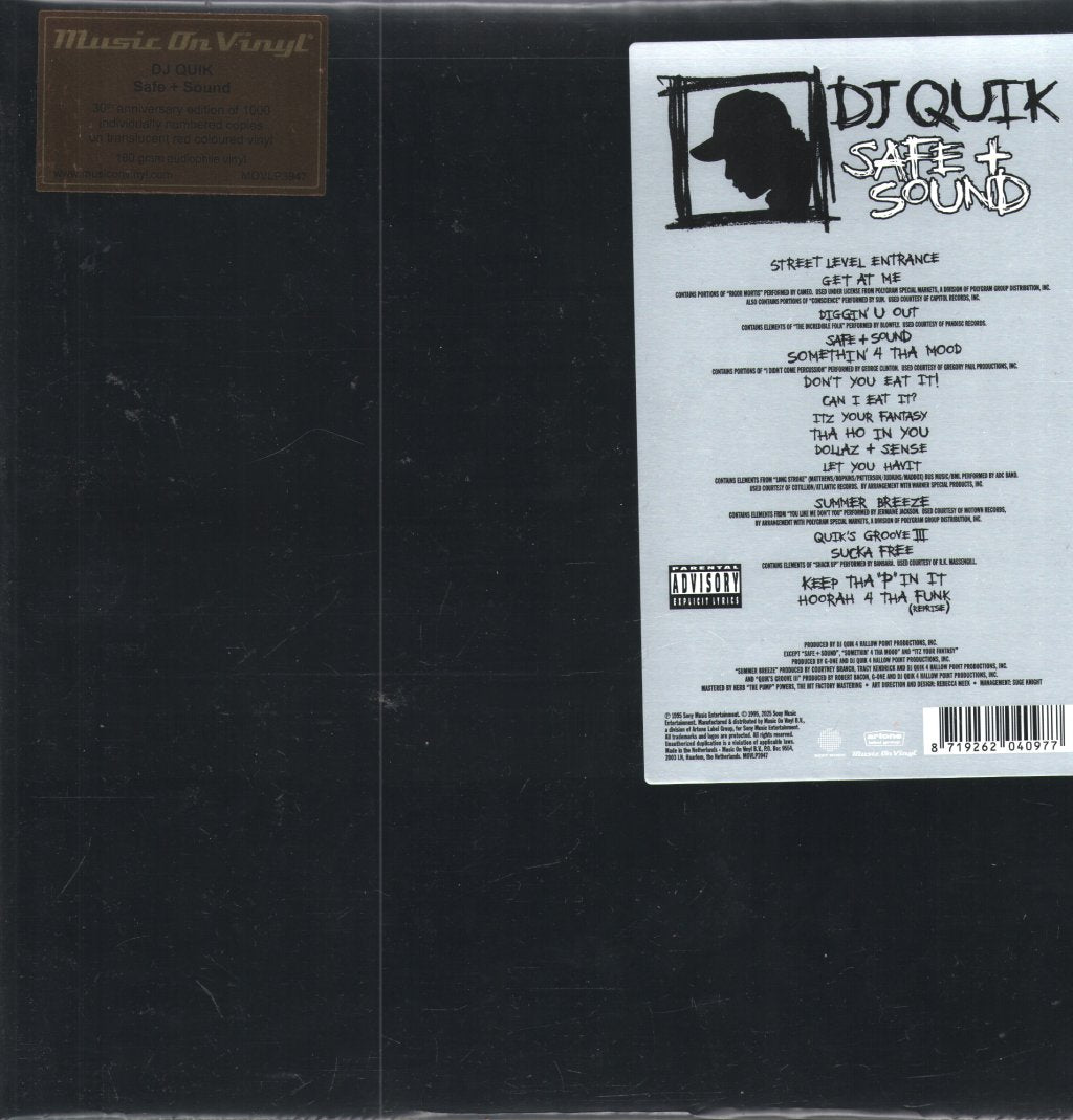 DJ Quik - Safe + Sound - Double Lp