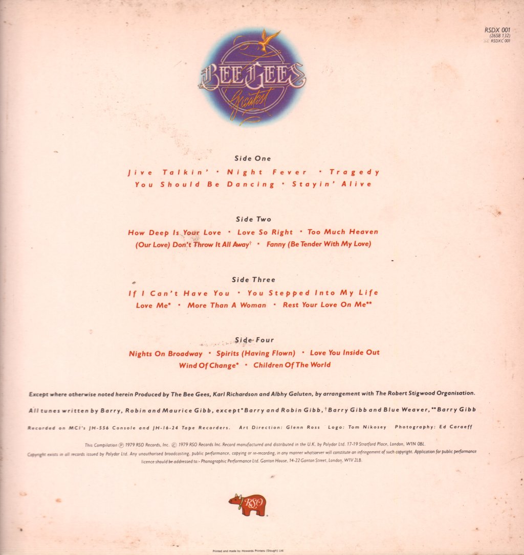 Bee Gees - Greatest - Double Lp