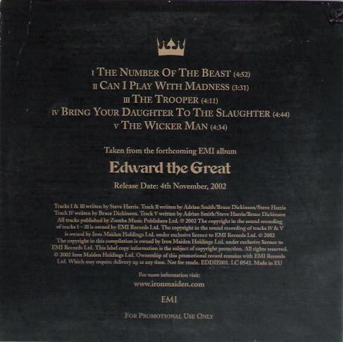 Iron Maiden - Edward The Great A Regal Sampler - Cd