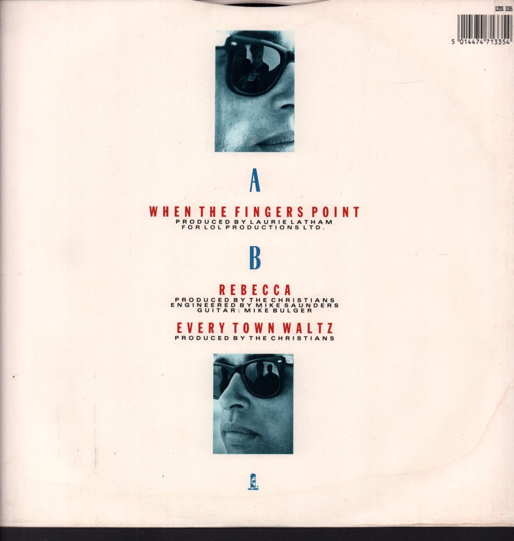 Christians - When The Fingers Point - 12 Inch