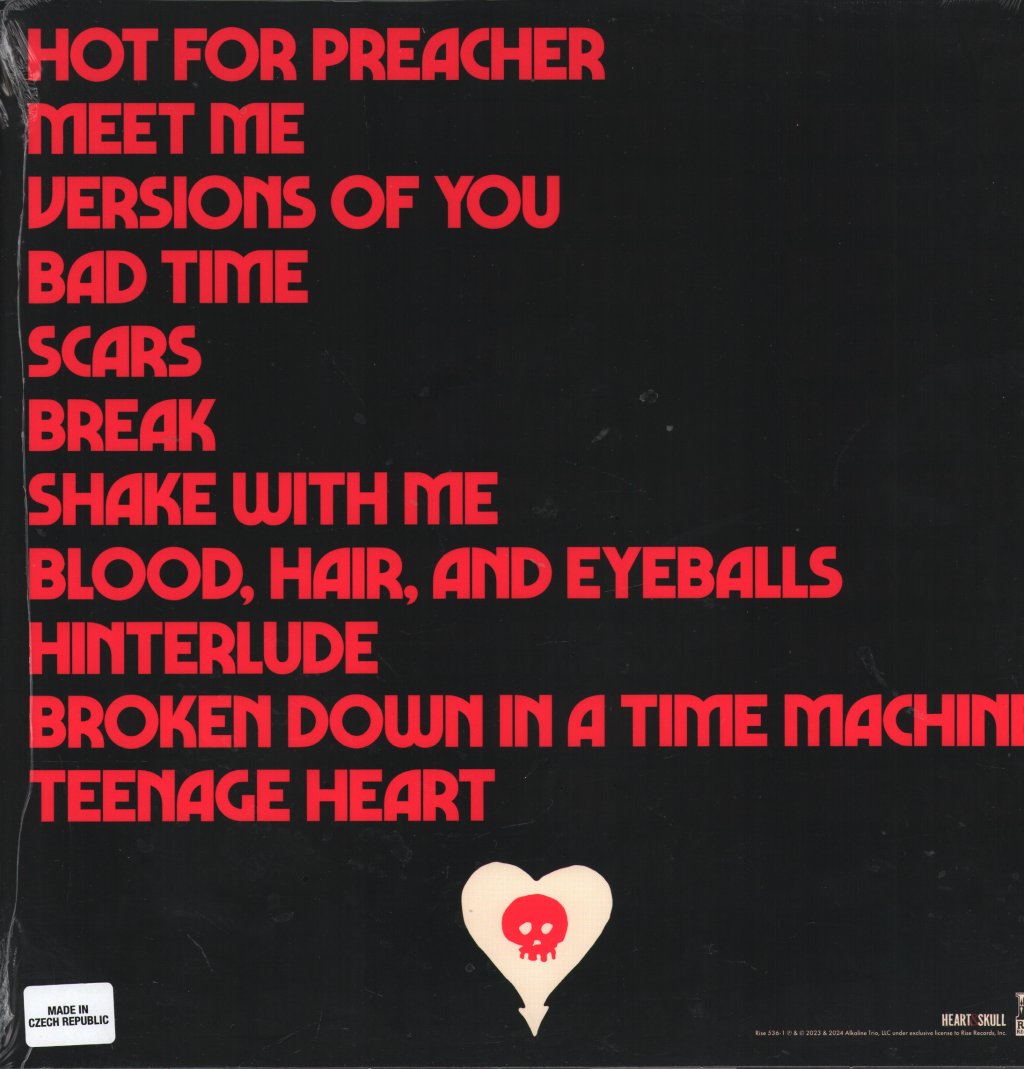 Alkaline Trio - Blood, Hair, and Eyeballs - Lp
