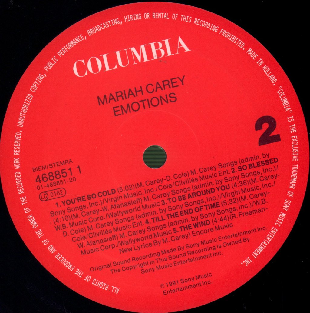 Mariah Carey - Emotions - Lp
