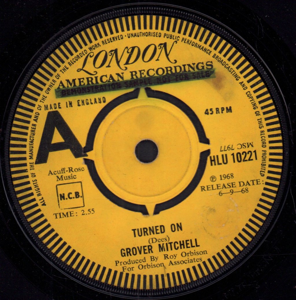 Grover Mitchell - Turned On - 7 Inch