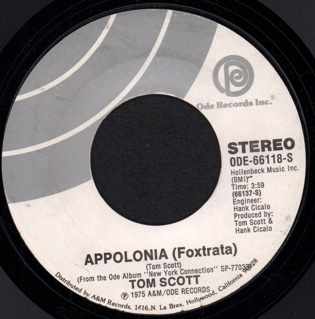 Tom Scott - Uptown And Country - 7 Inch
