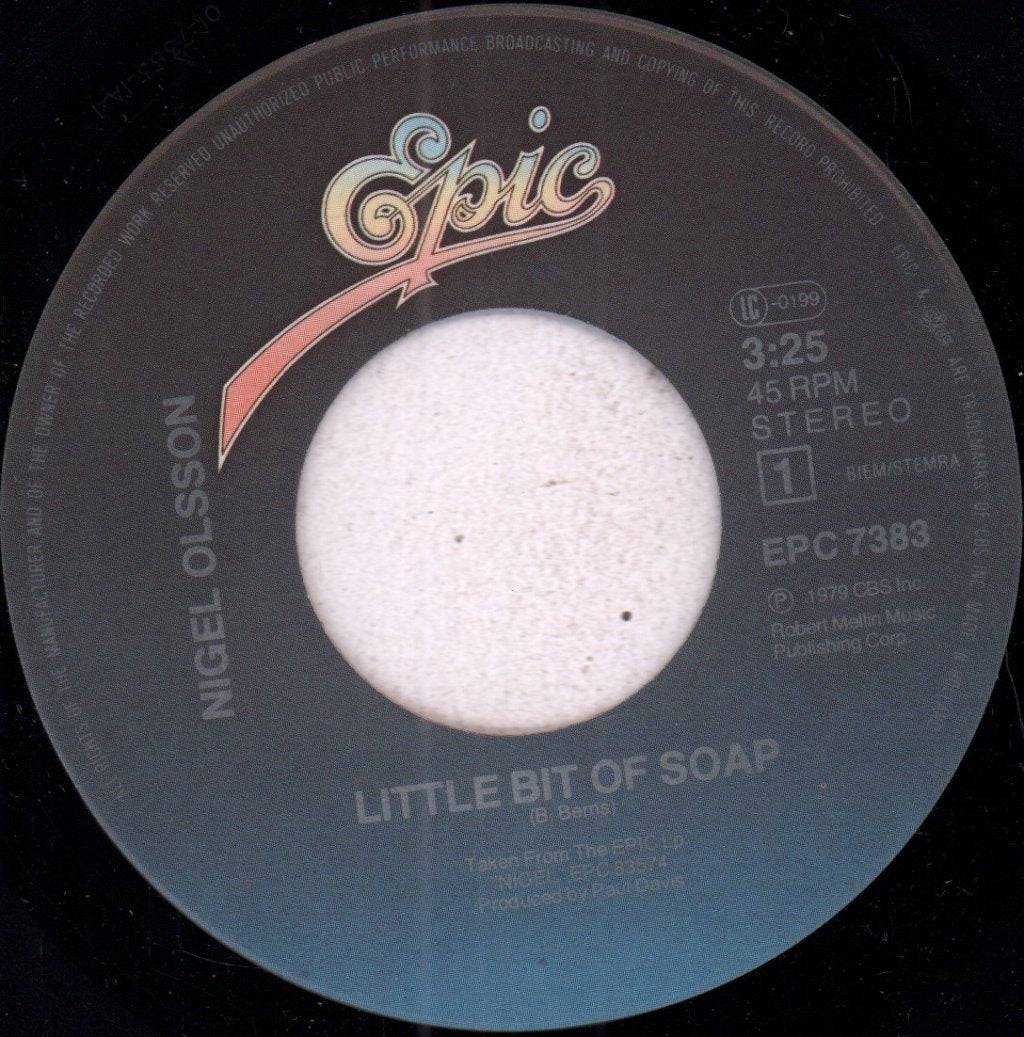 Nigel Olsson - Little Bit Of Soap - 7 Inch