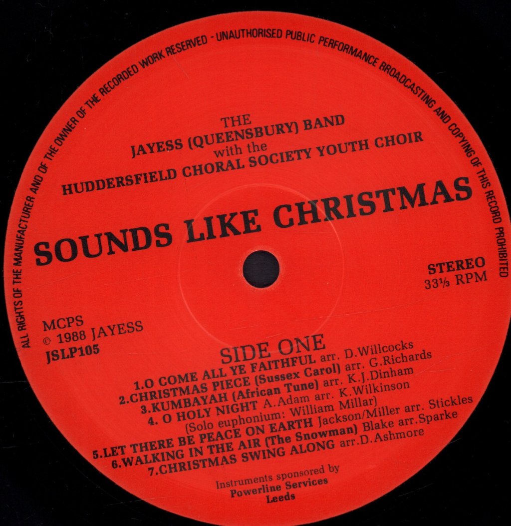 Jayess (Queensbury) Band - sounds like christmas - Lp