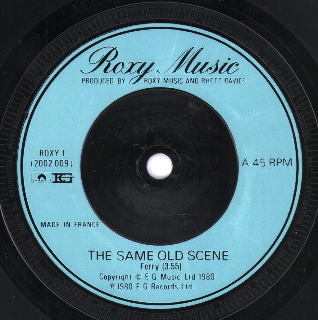 Roxy Music - Same Old Scene - 7 Inch