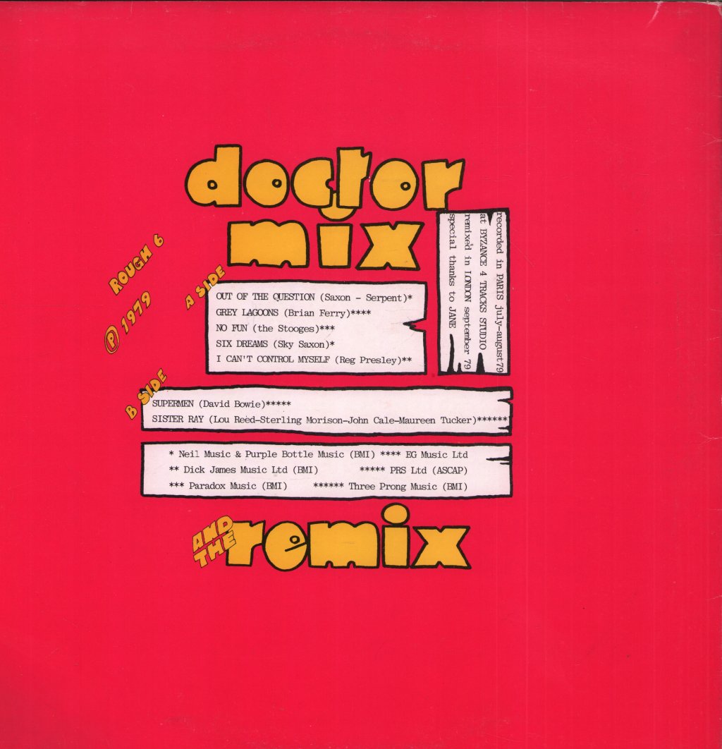 Doctor Mix And The Remix - Wall Of Noise - Lp