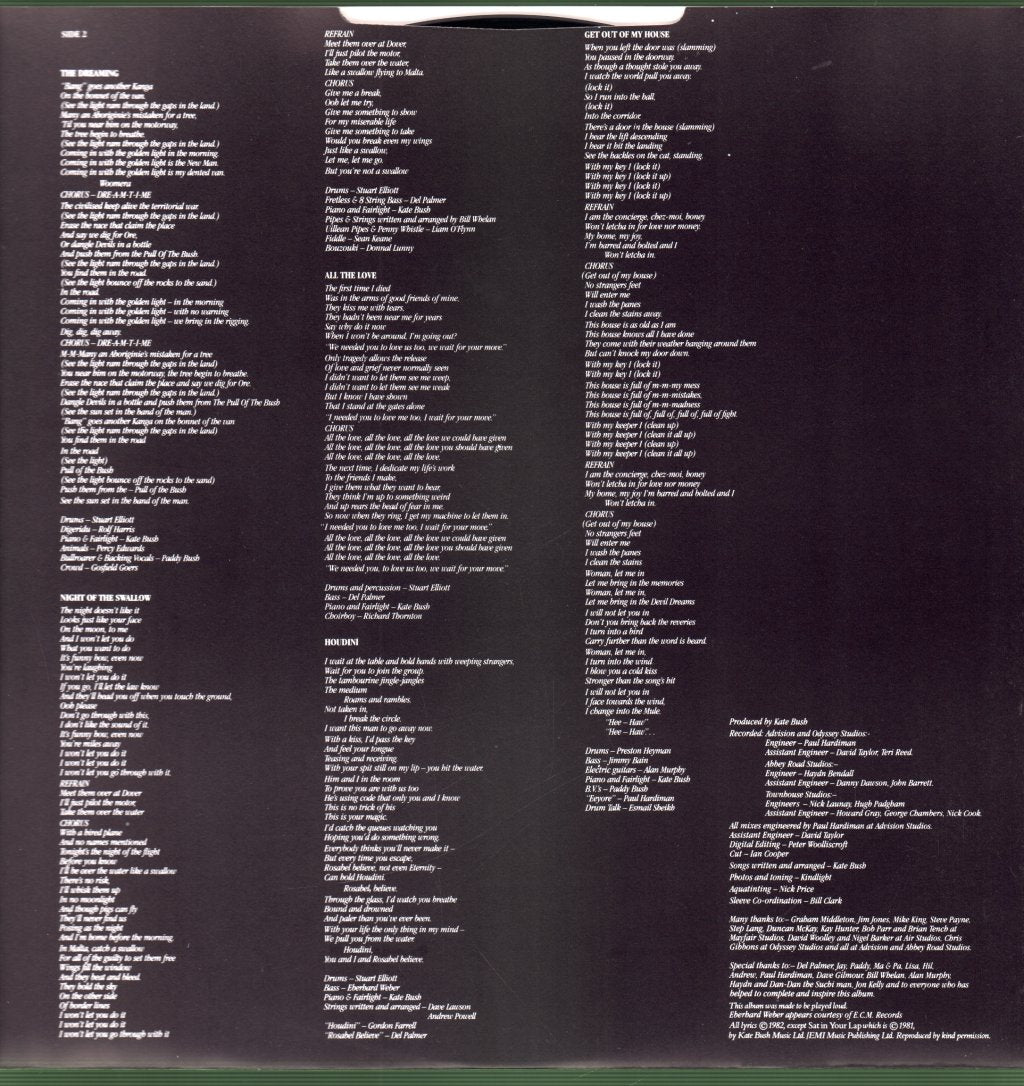 Kate Bush - Dreaming - Lp