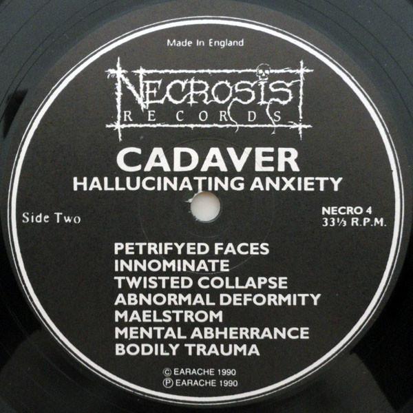Cadaver - Hallucinating Anxiety - Lp