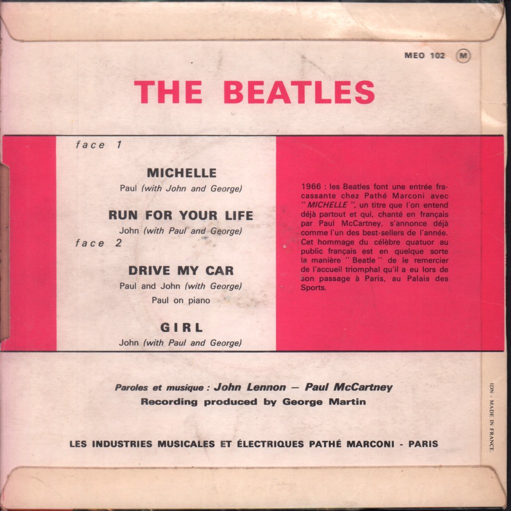 Beatles - Michelle - 7 Inch