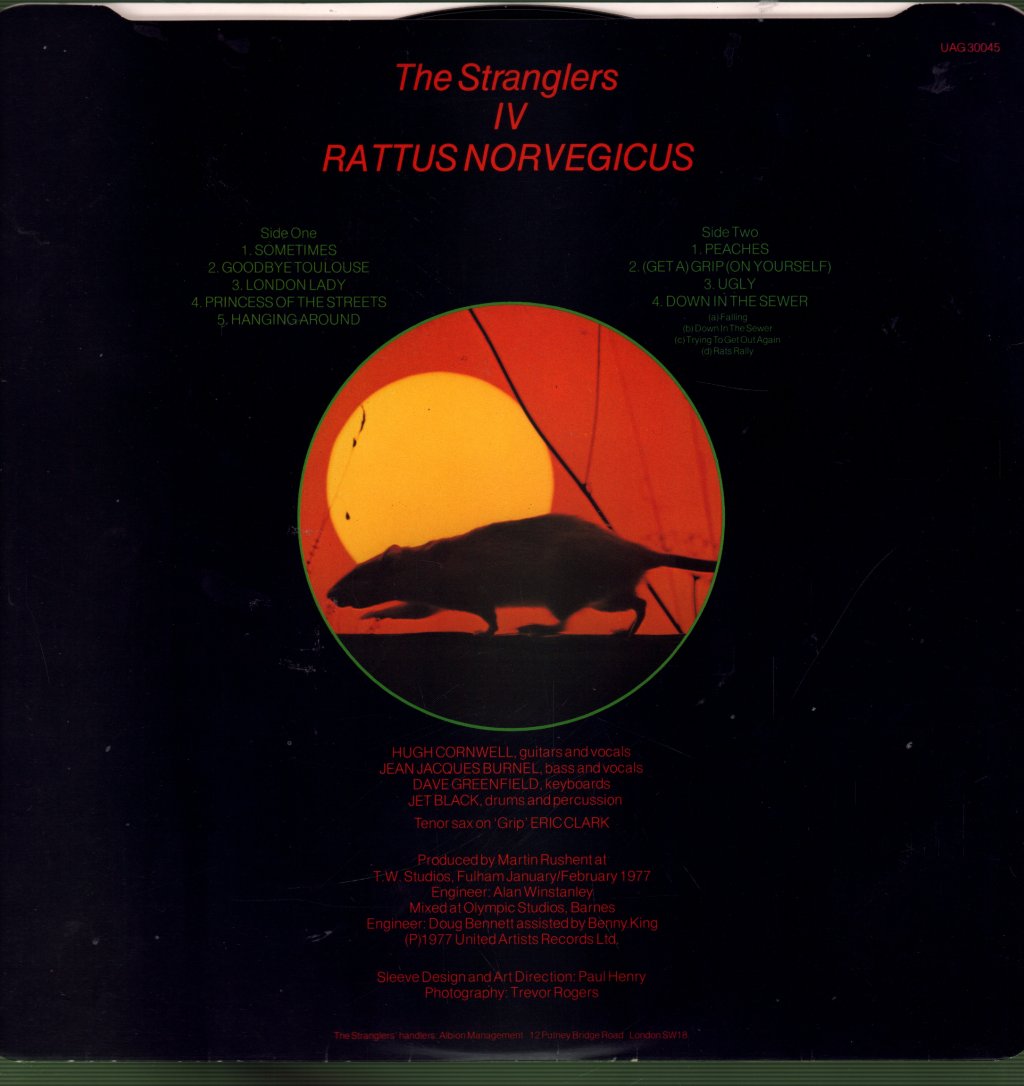 Stranglers - IV Rattus Norvegicus - Lp