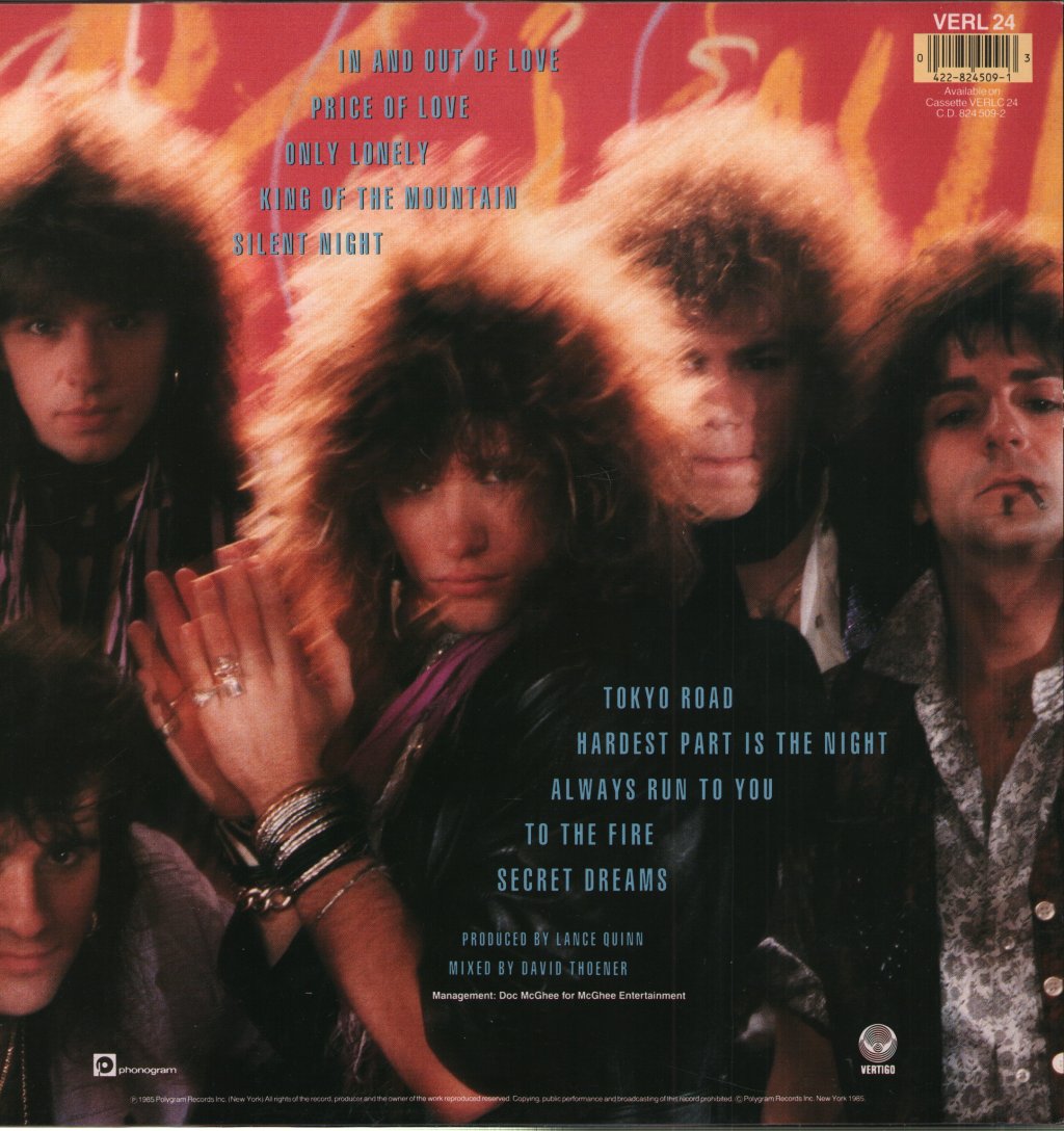 Bon Jovi - 7800 Degrees Fahrenheit - Lp