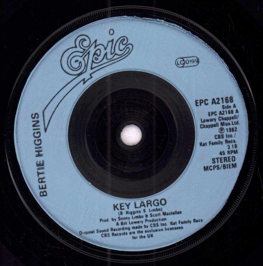 Bernie Higgins - Key Largo - 7 Inch