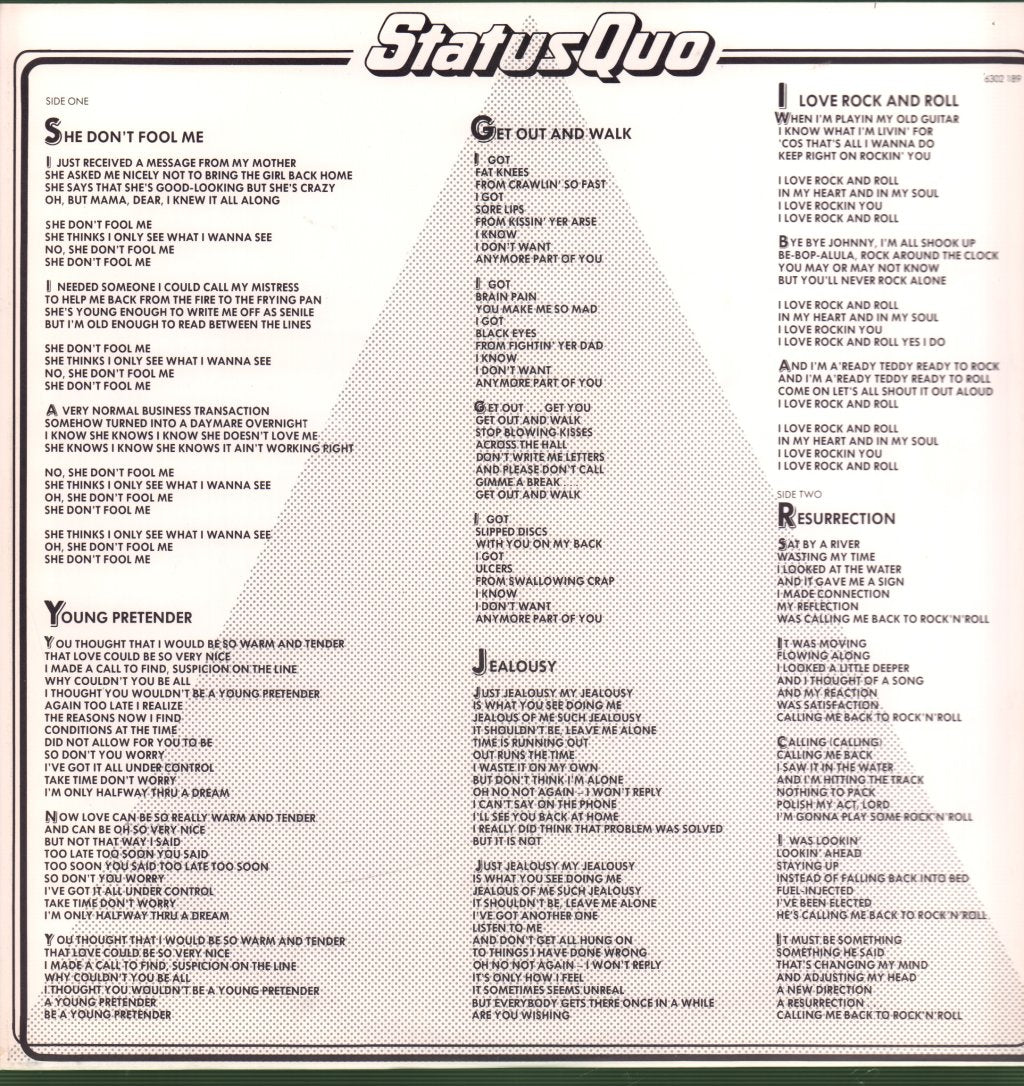 Status Quo - 1982 - Lp