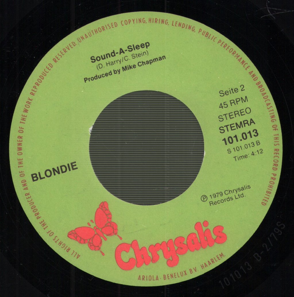 Blondie - Dreaming - 7 Inch