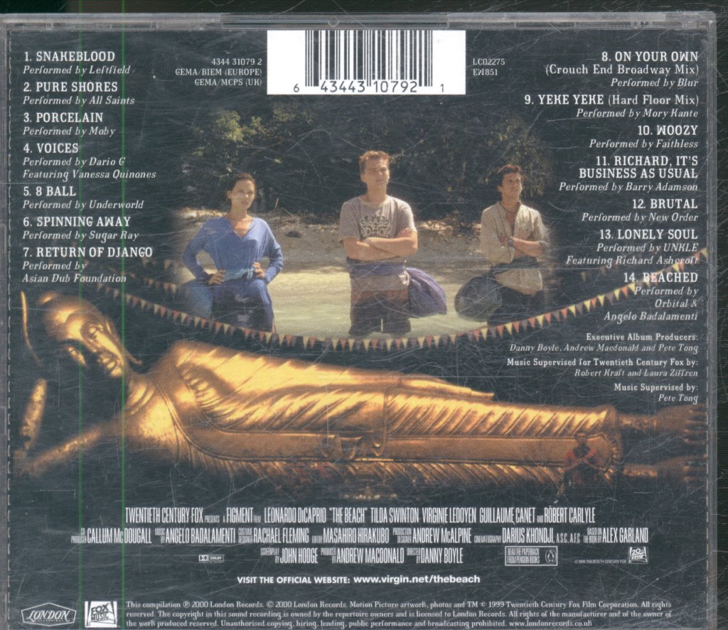 Various Artists - Beach (Motion Picture Soundtrack) - Cd