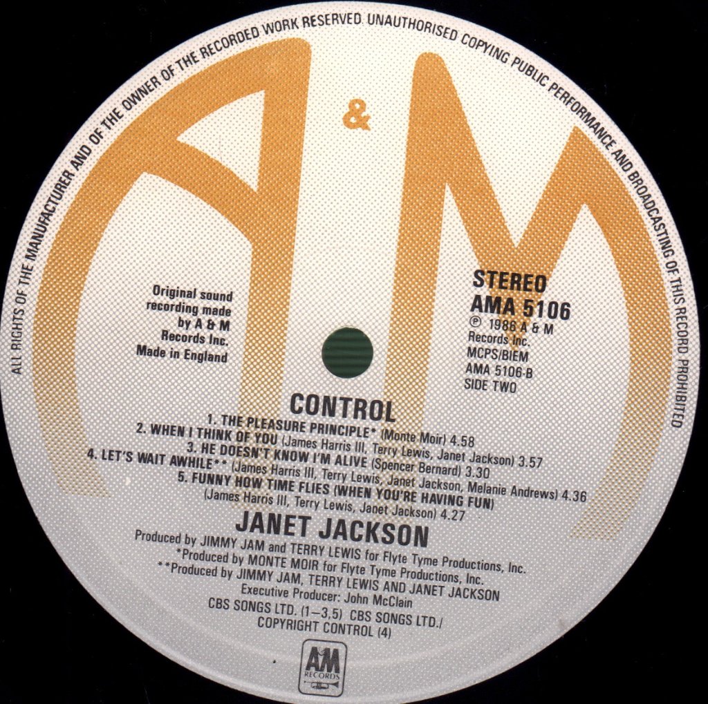 Janet Jackson - Control - Lp
