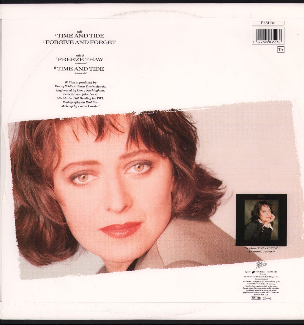 Basia - Time And Tide - 12 Inch