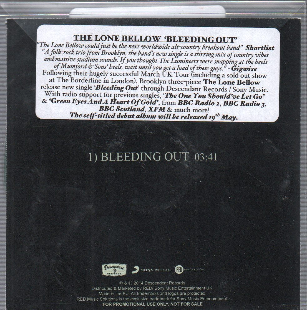 Lone Bellow - Bleeding Out - Cdr