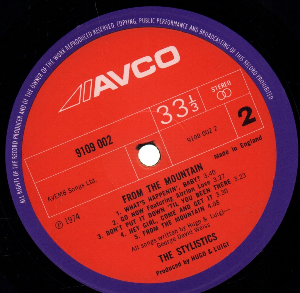 Stylistics - From The Mountain - Lp