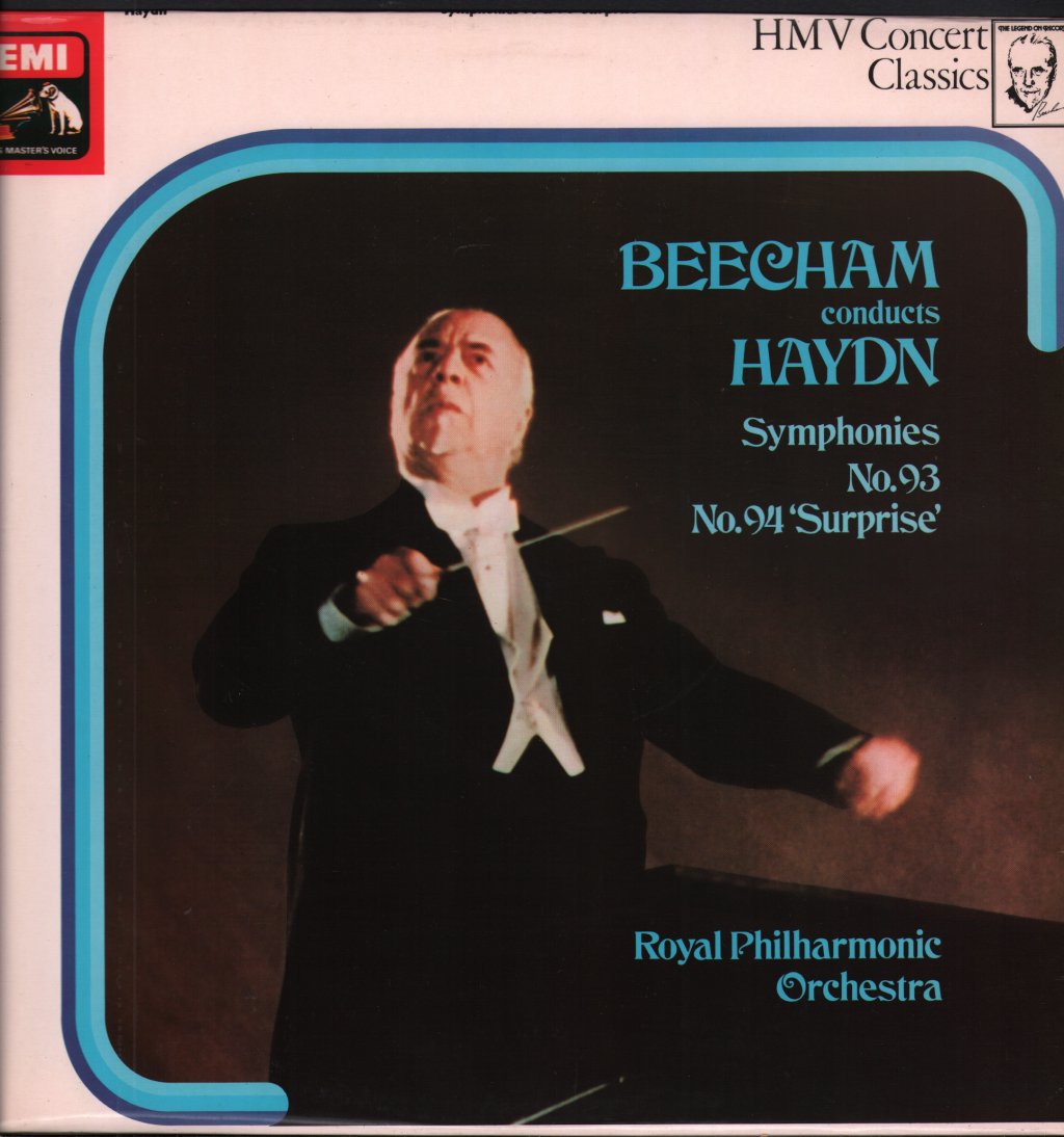 Sir Thomas Beecham / Royal Philharmonic Orchestra - Haydn - Symphonies No. 93 In D Major / No. 94 In G Major ("Surprise") - Lp