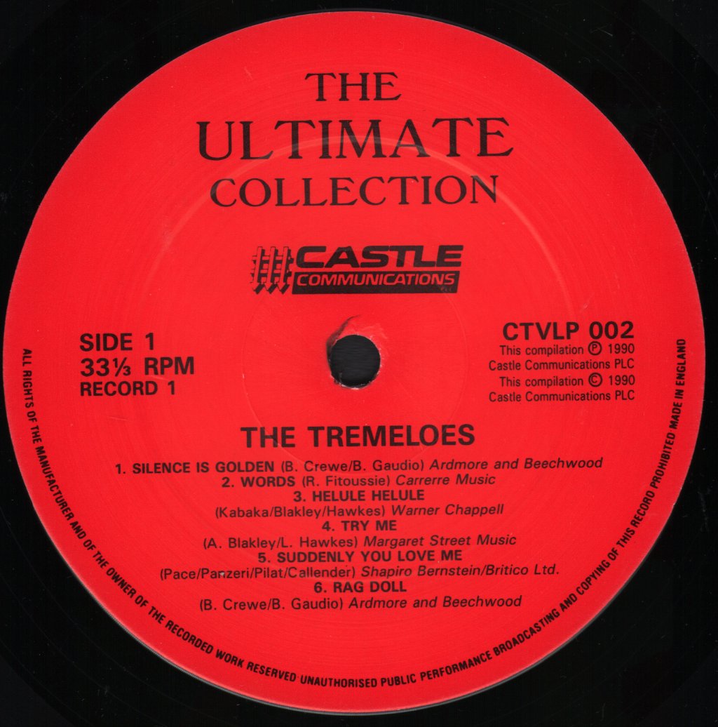 Tremeloes - Ultimate Collection - Double Lp