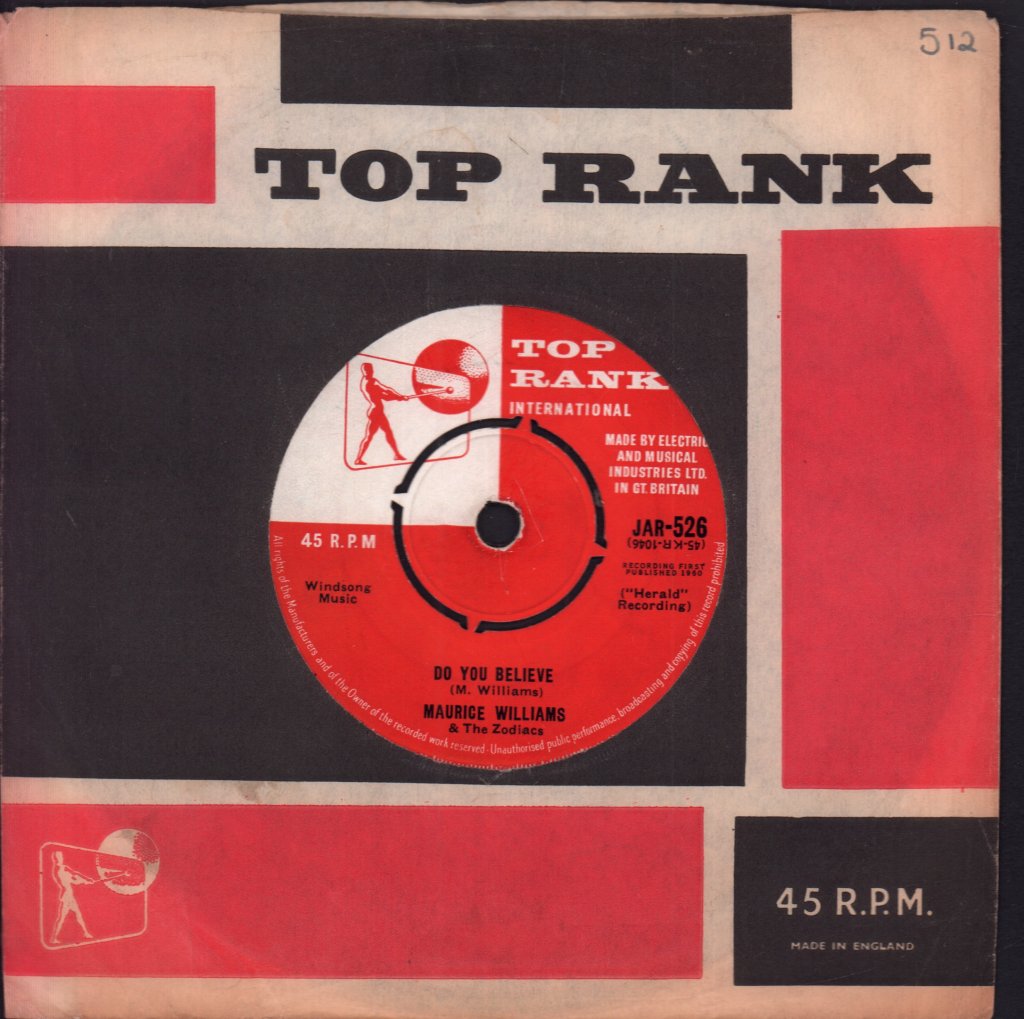 Maurice Williams And The Zodiacs - Stay - 7 Inch