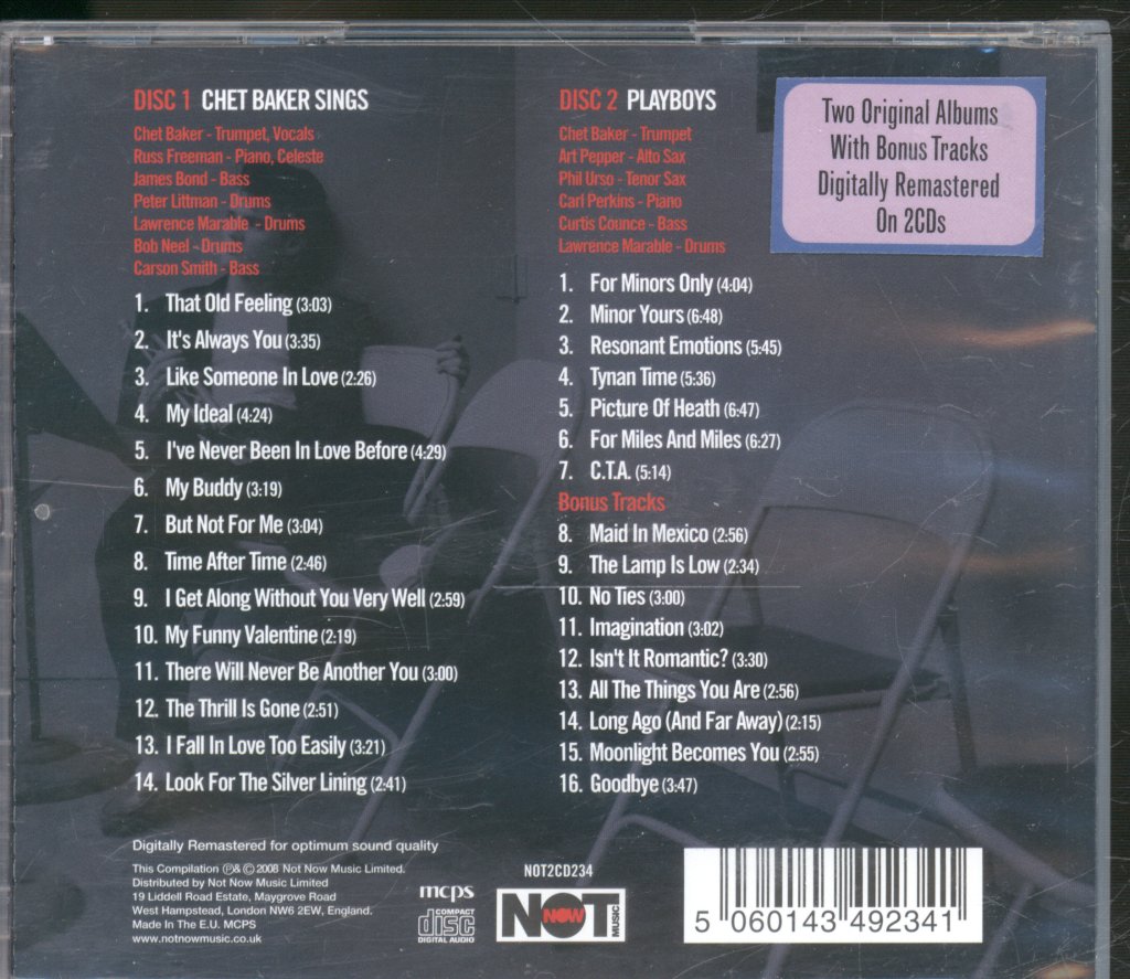 Chet Baker - My Funny Valentine - Double Cd