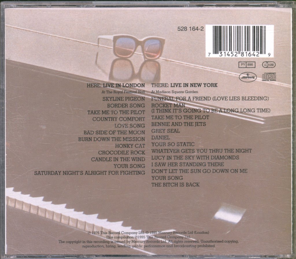 Elton John - Here And There - Double Cd