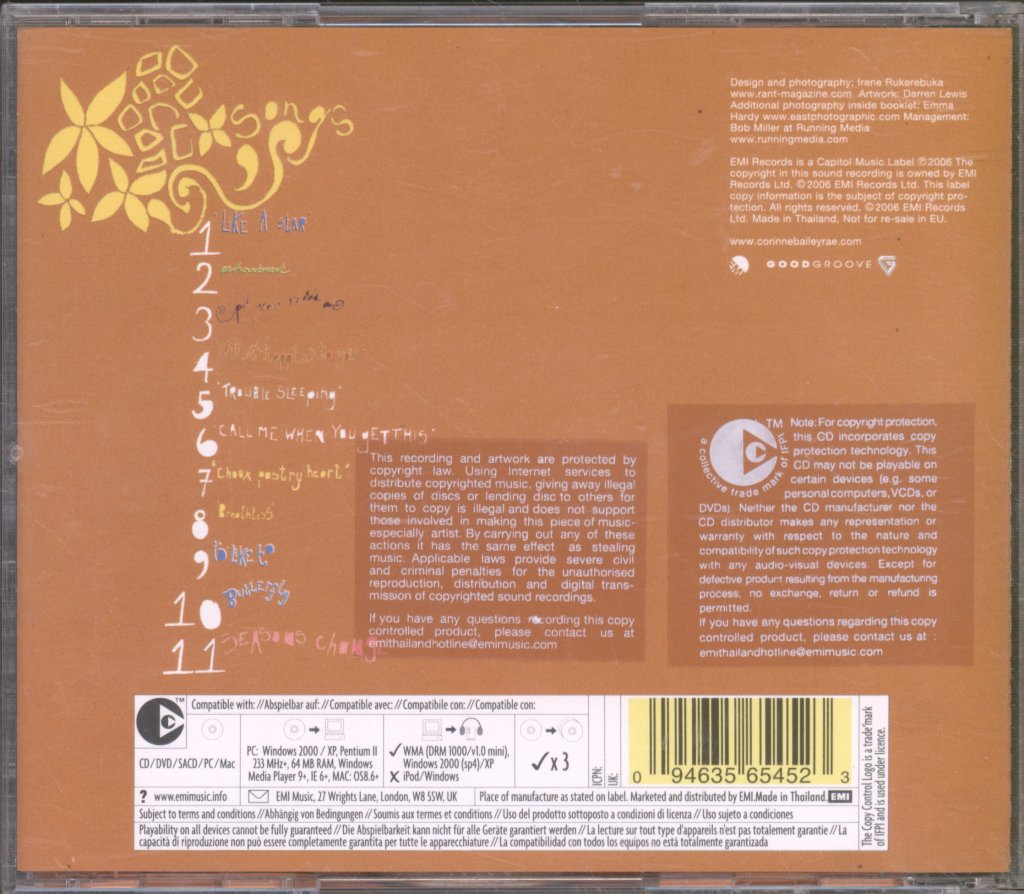 Corinne Bailey Rae - Corinne Bailey Rae - Cd