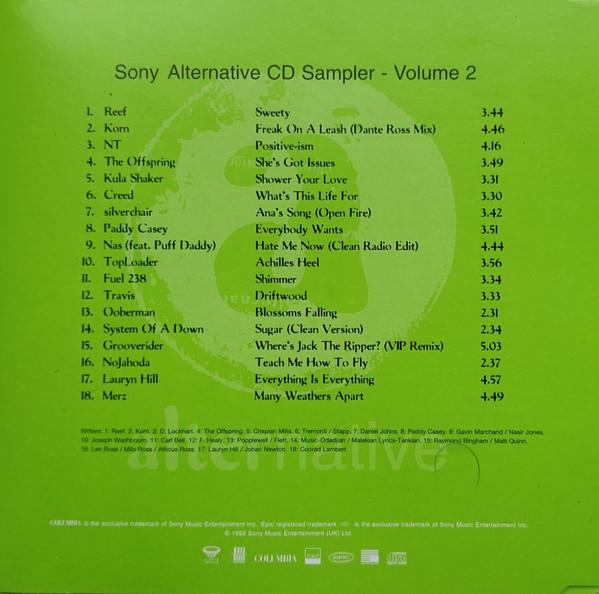 Various Artists - Sony Alternative CD Sampler Volume 2 - Cd