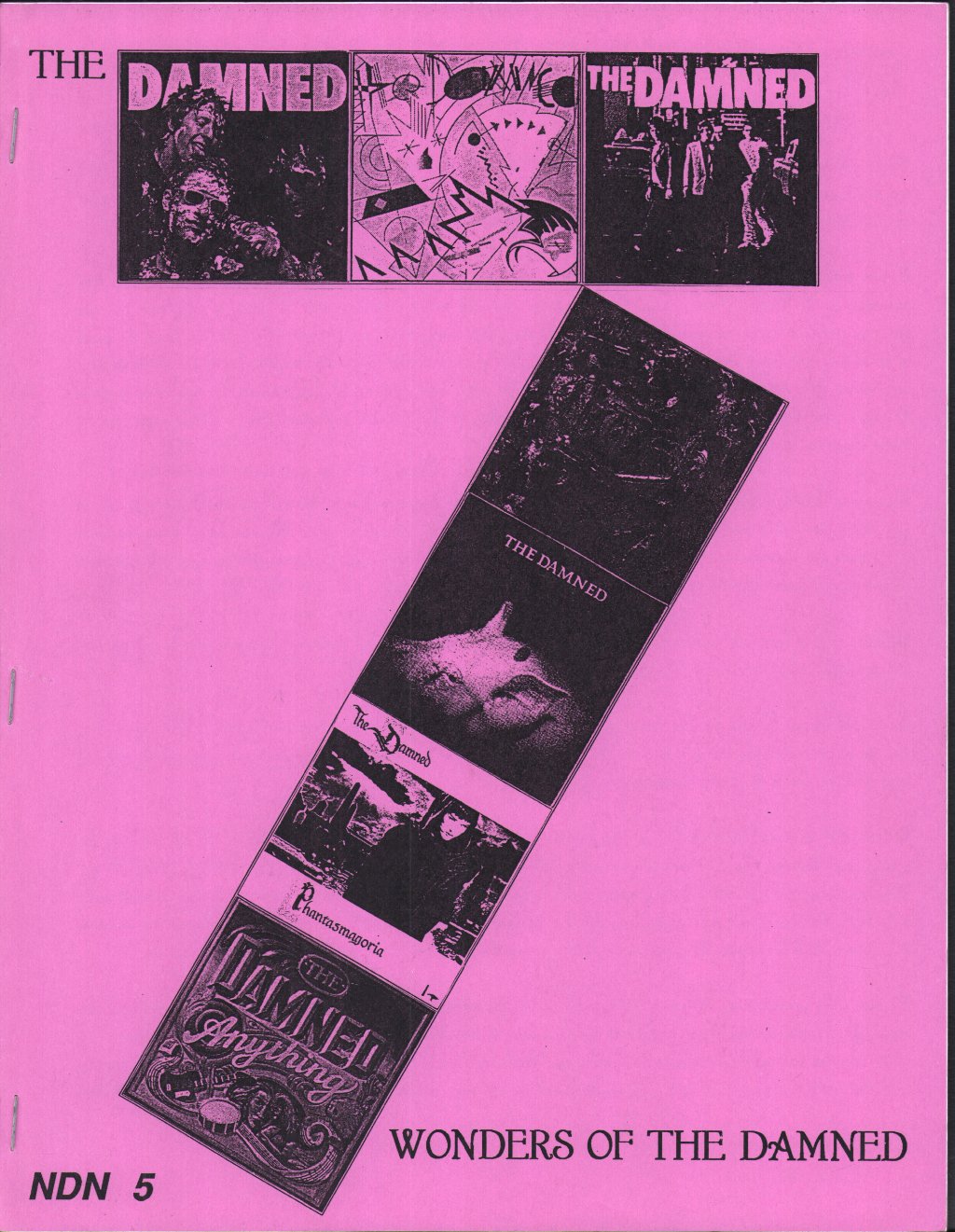 Damned - 7 Wonders Of The Damned - Fanzine