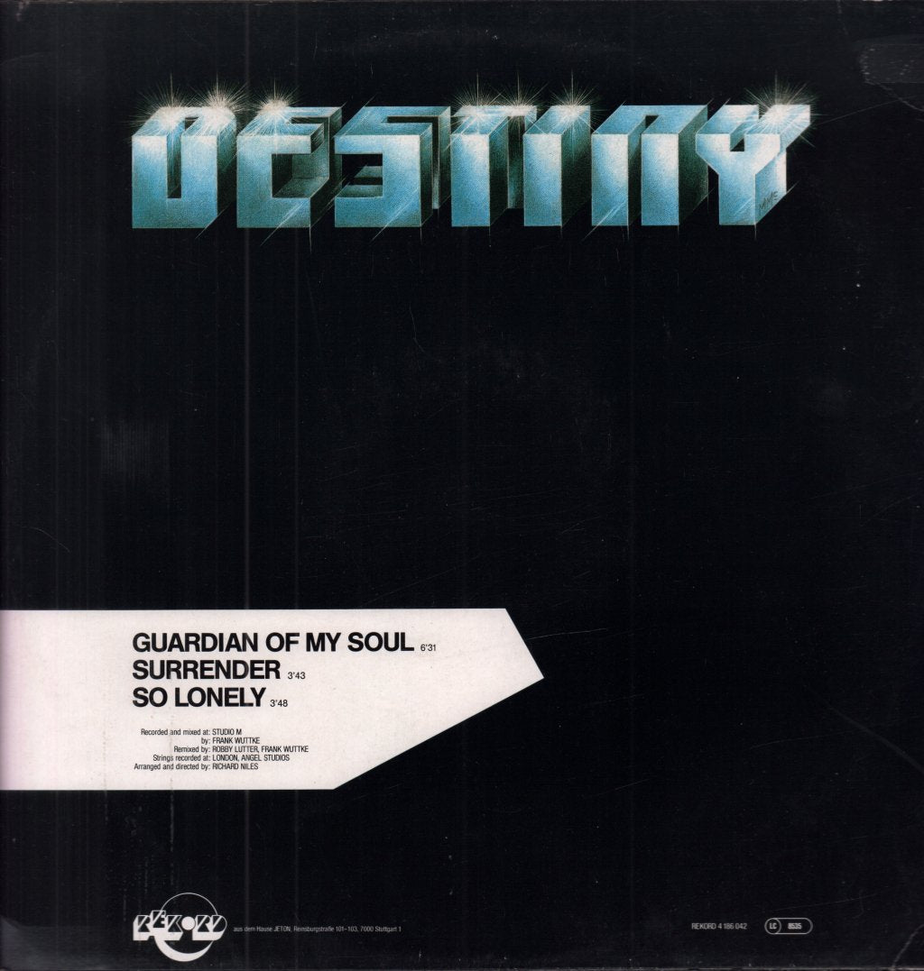 Destiny (German) - Guardian Of My Soul - 12 Inch