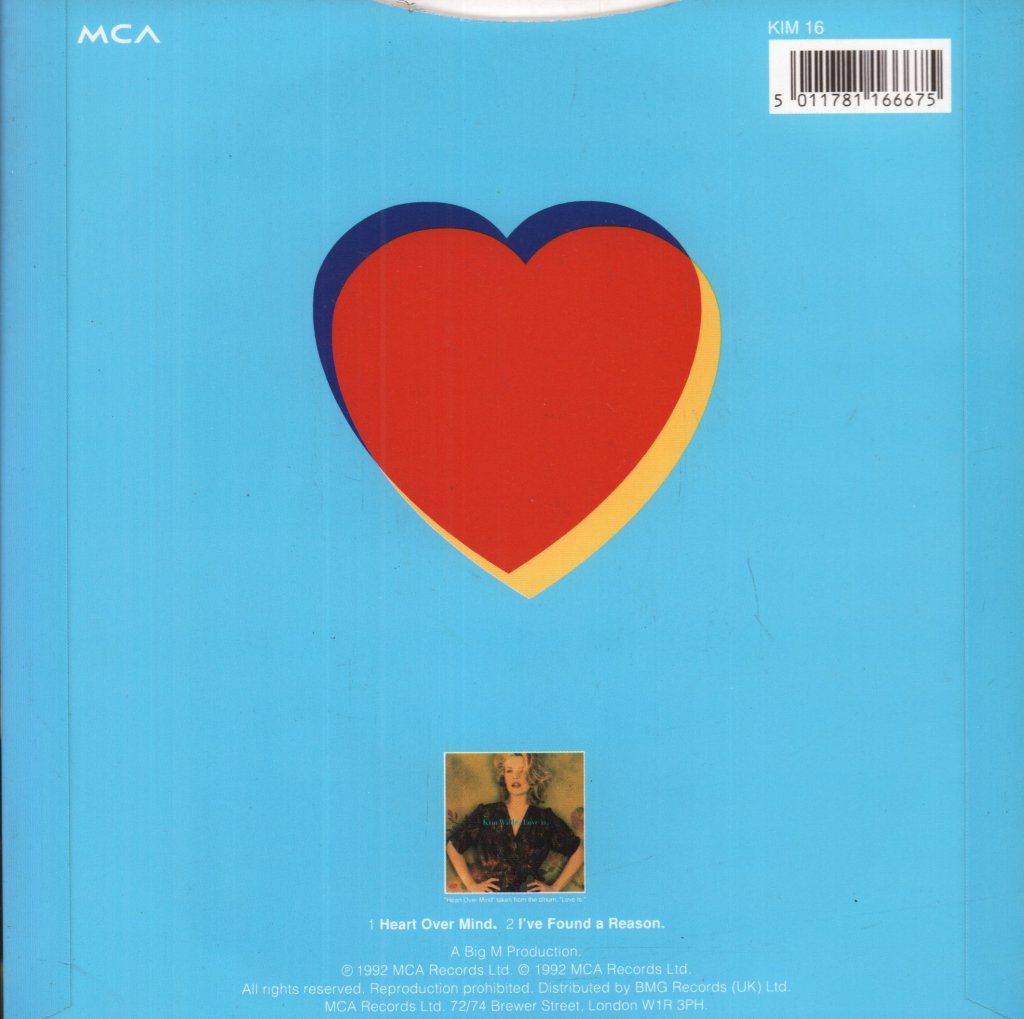 Kim Wilde - Heart Over Mind - 7 Inch