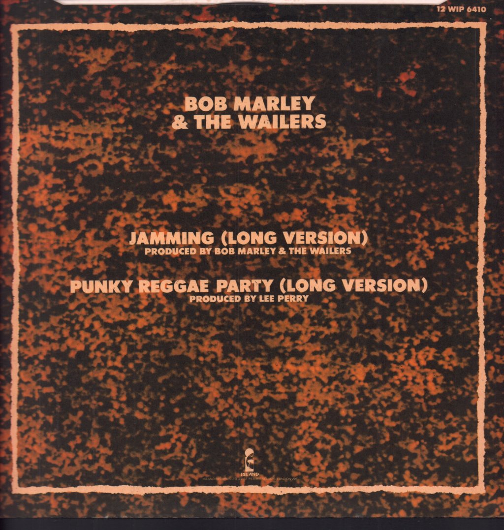 Bob Marley And The Wailers - Jamming - 12 Inch