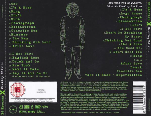 Ed Sheeran - X Wembley Edition - Cd/Dvd