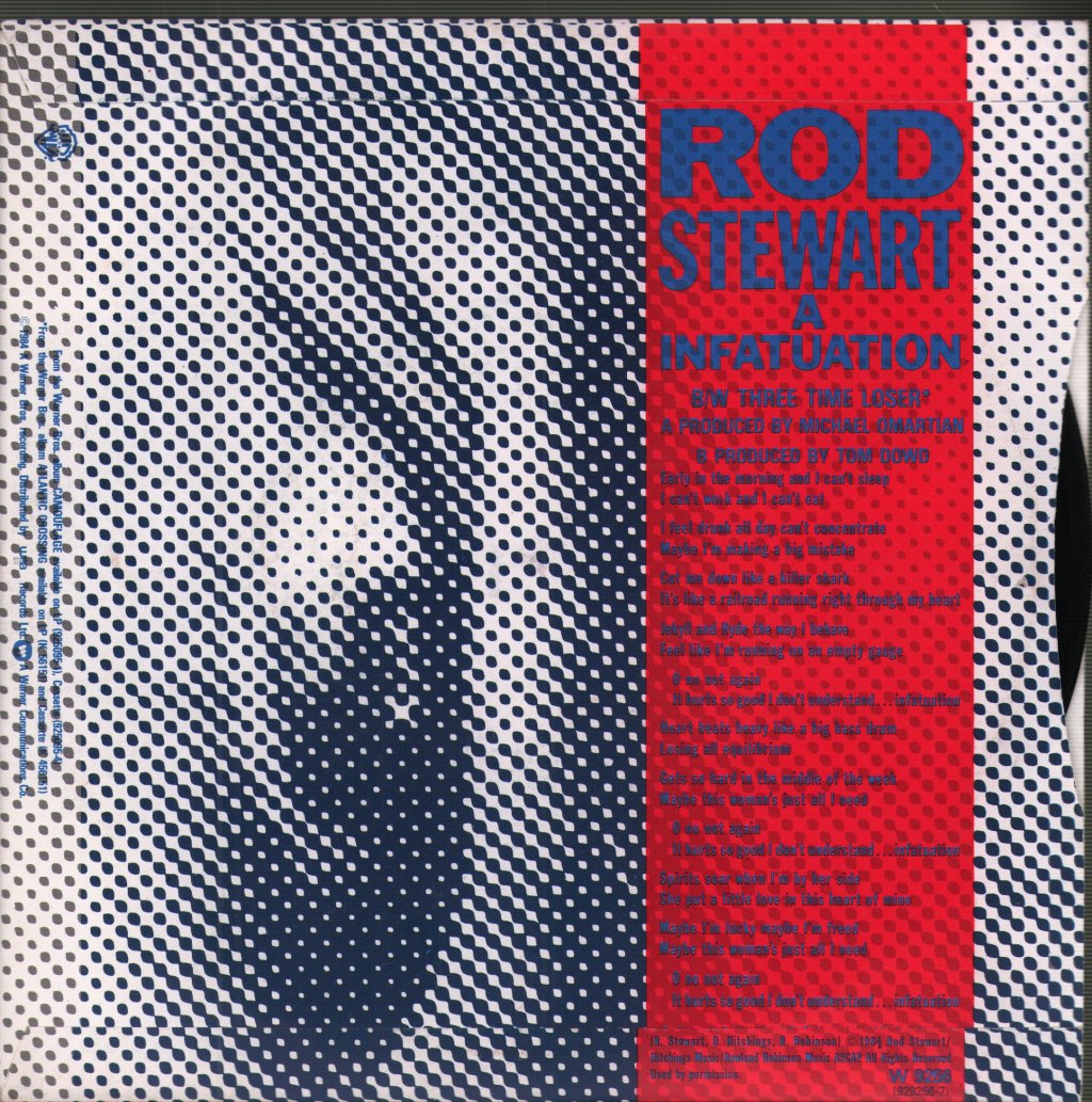 Rod Stewart - Infatuation - 7 Inch