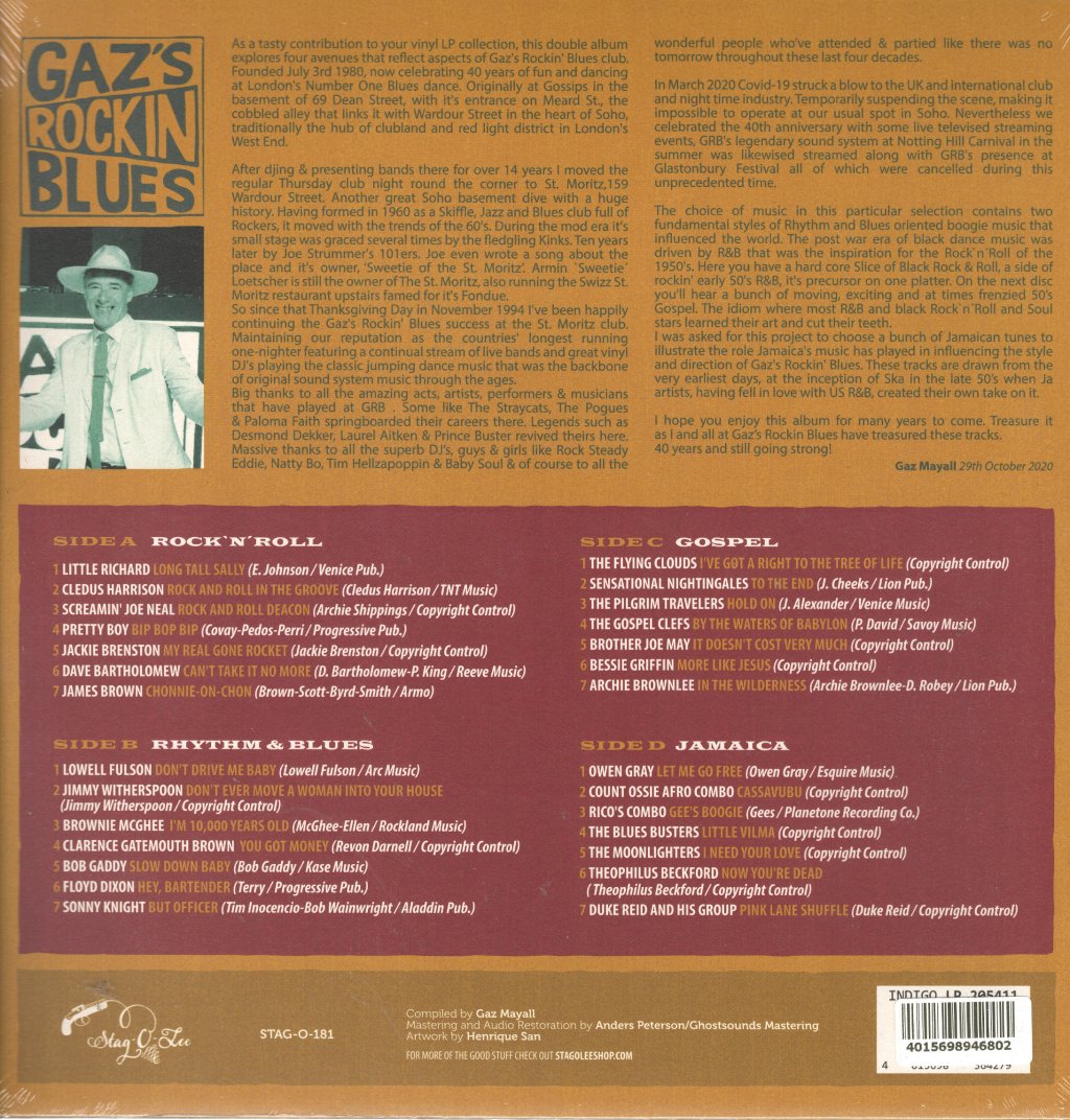 Various Artists - Gaz's Rockin' Blues: 40th Anniversary Special - Double Lp